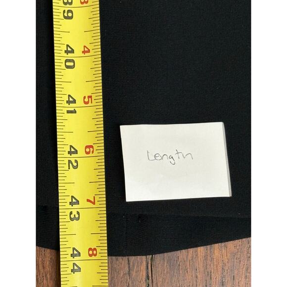 Max Mara Pianoforte Vintage 90s Black Cheongsam Sheath Dress 40 IT 6 US - Picture 12 of 12